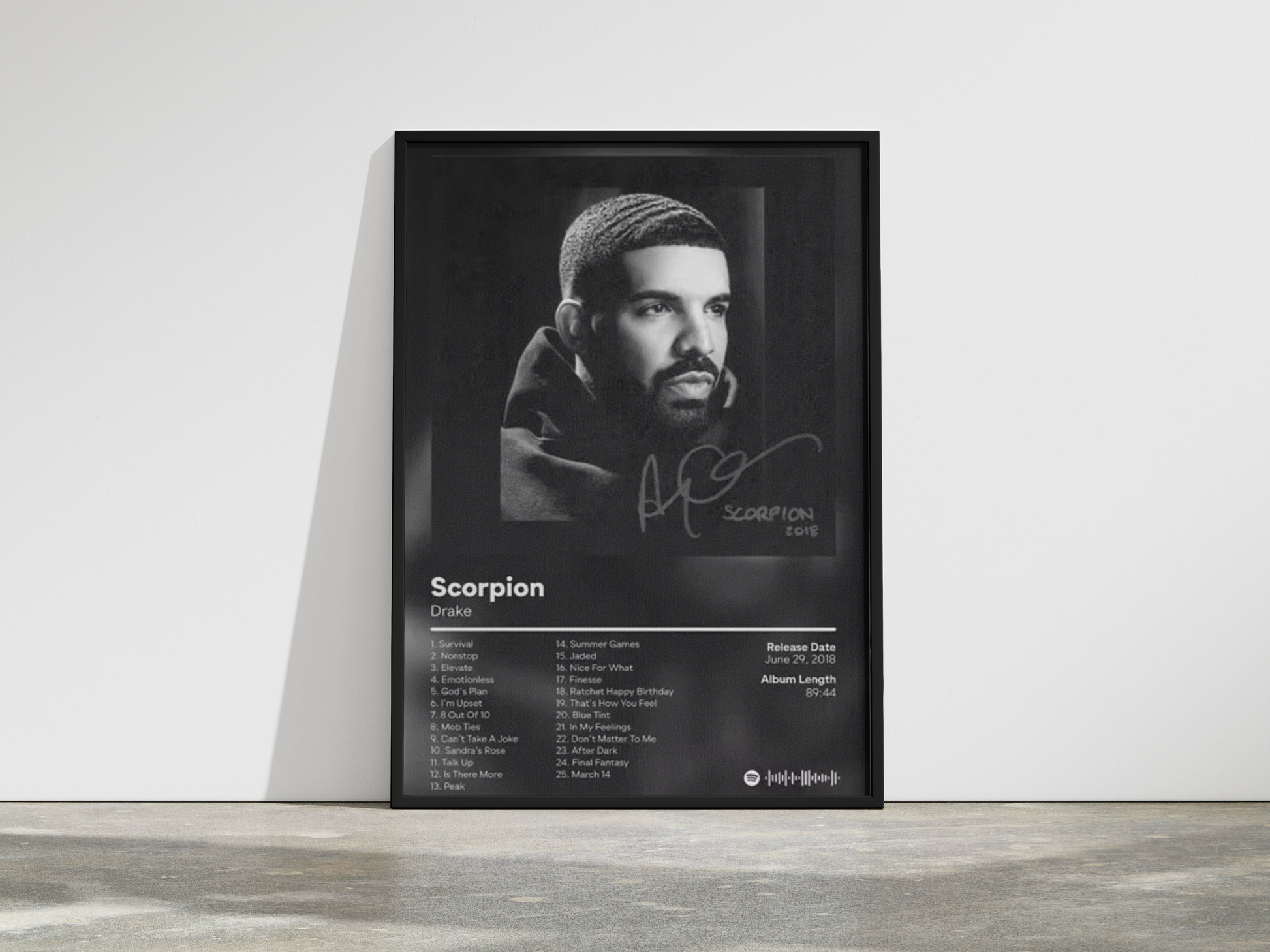 Drake Cover Scorpion - Urban Posters