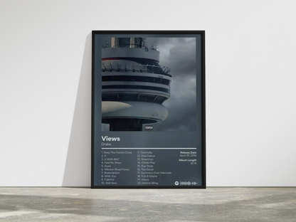 Drake Cover Views - Urban Posters