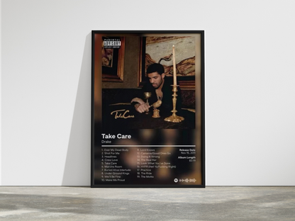 Drake Cover Take Care - Urban Posters