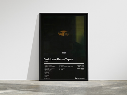 Drake Cover Dark Lane Demo Tapes - Urban Posters