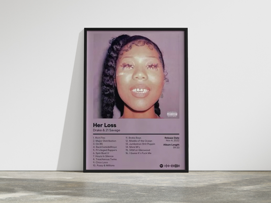 Drake Cover Her Loss - Urban Posters