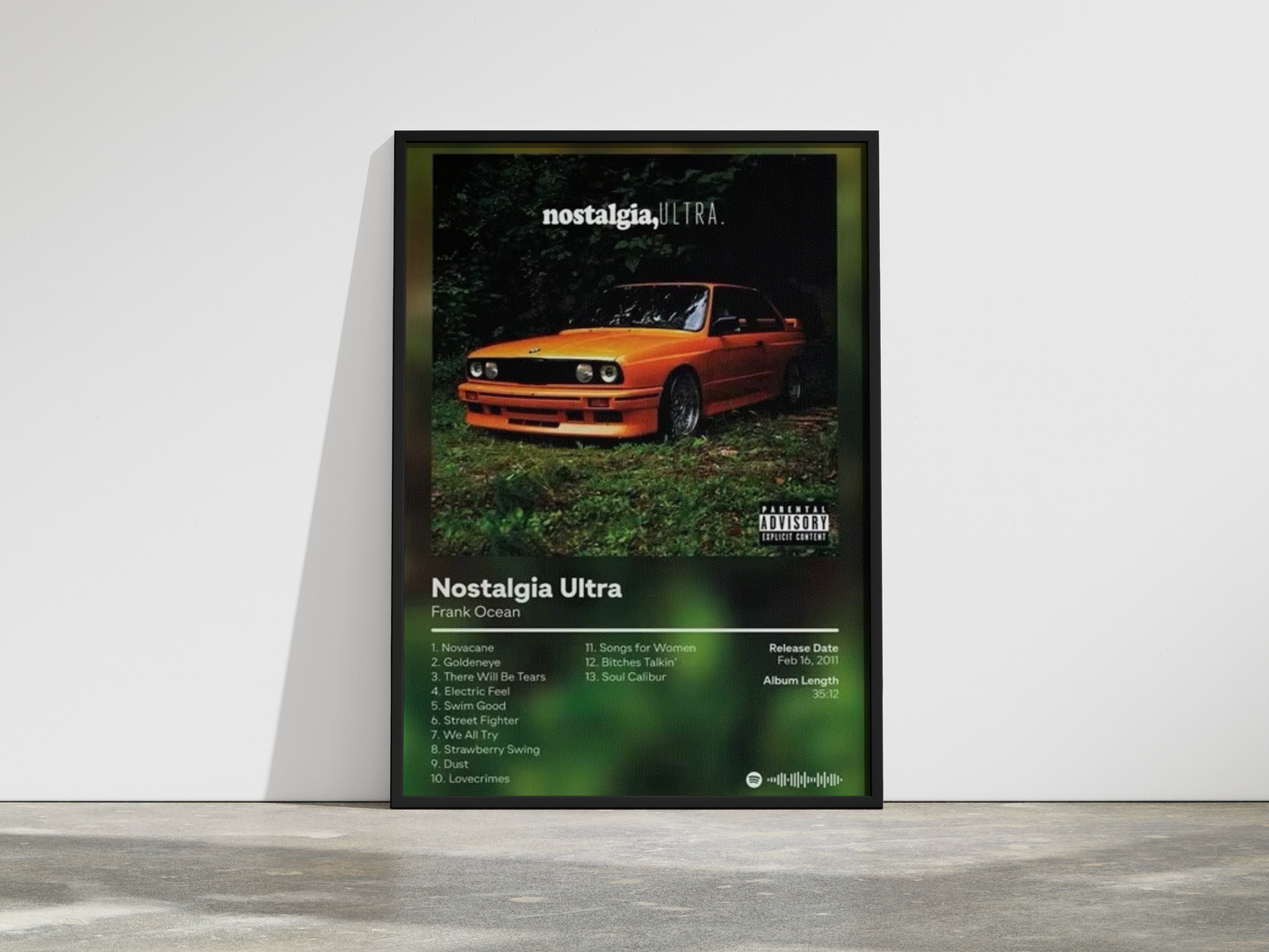 Frank Ocean Cover Nostalgia Ultra - Urban Posters