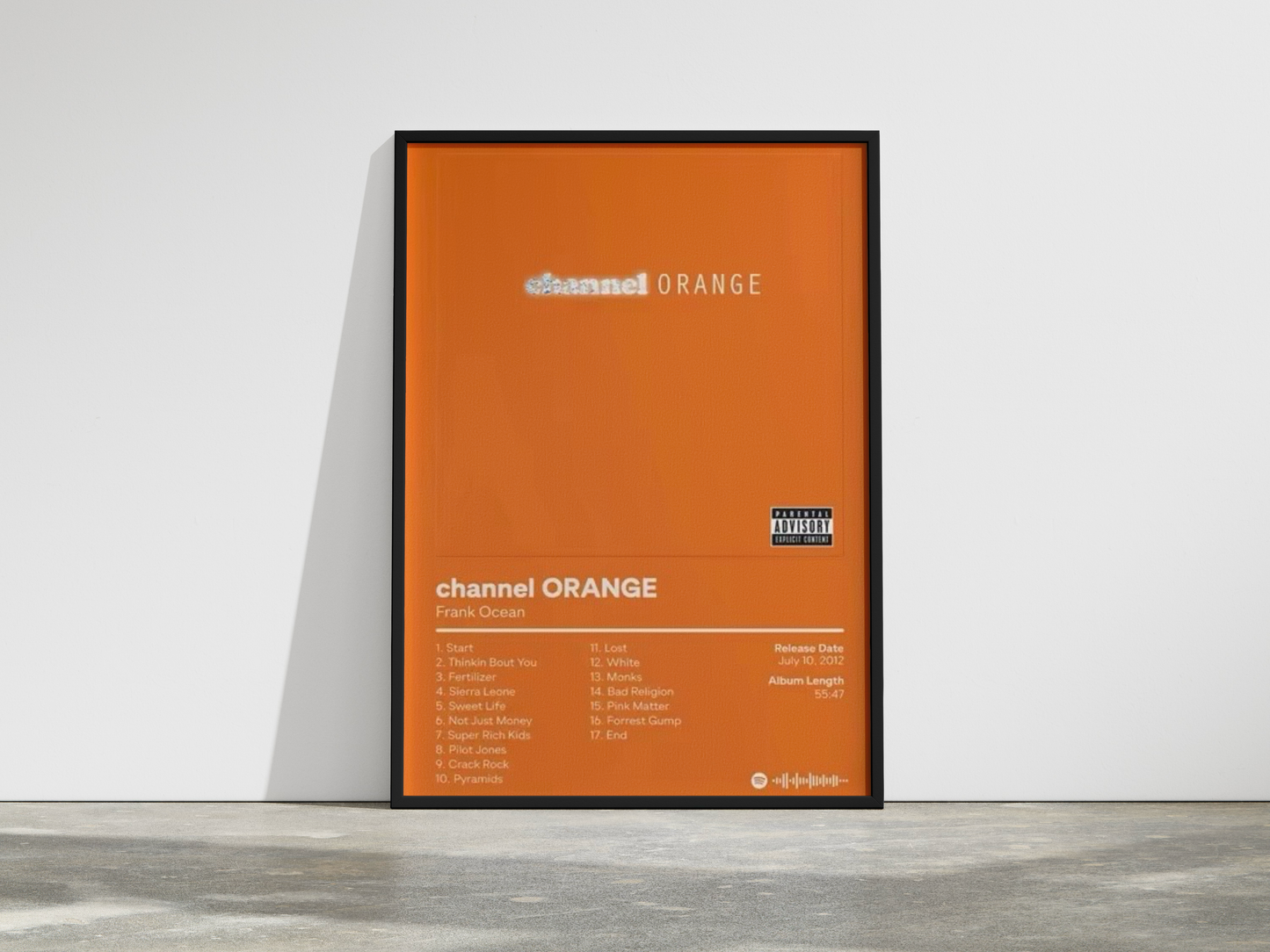 Frank Ocean Cover Channel Orange - Urban Posters