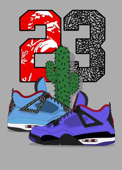 "23" Nike Jordan 4