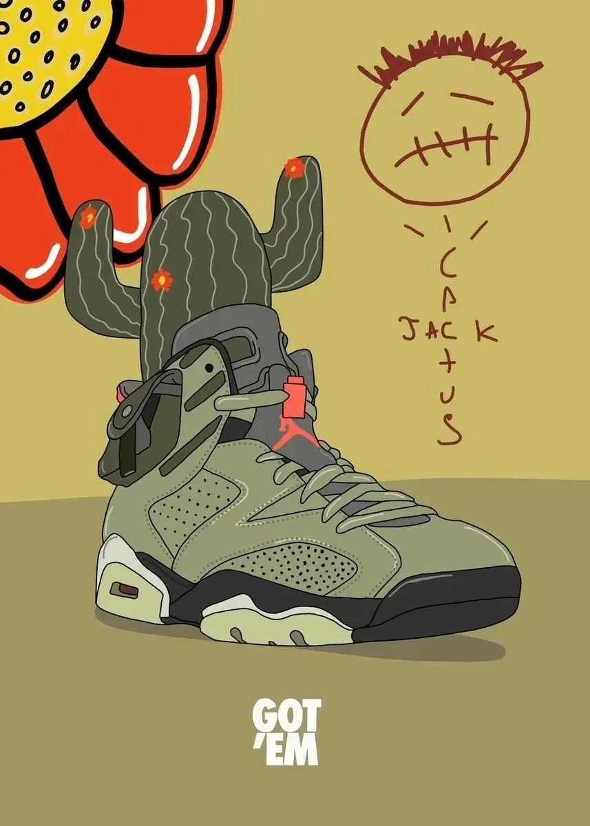 Cactus Jack X Nike Jordan - Travis Scott